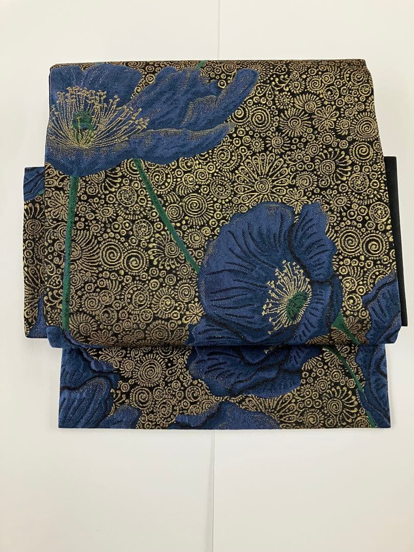 お仕立て上がり名古屋帯　新品未使用品　正絹　西陣織　No.354