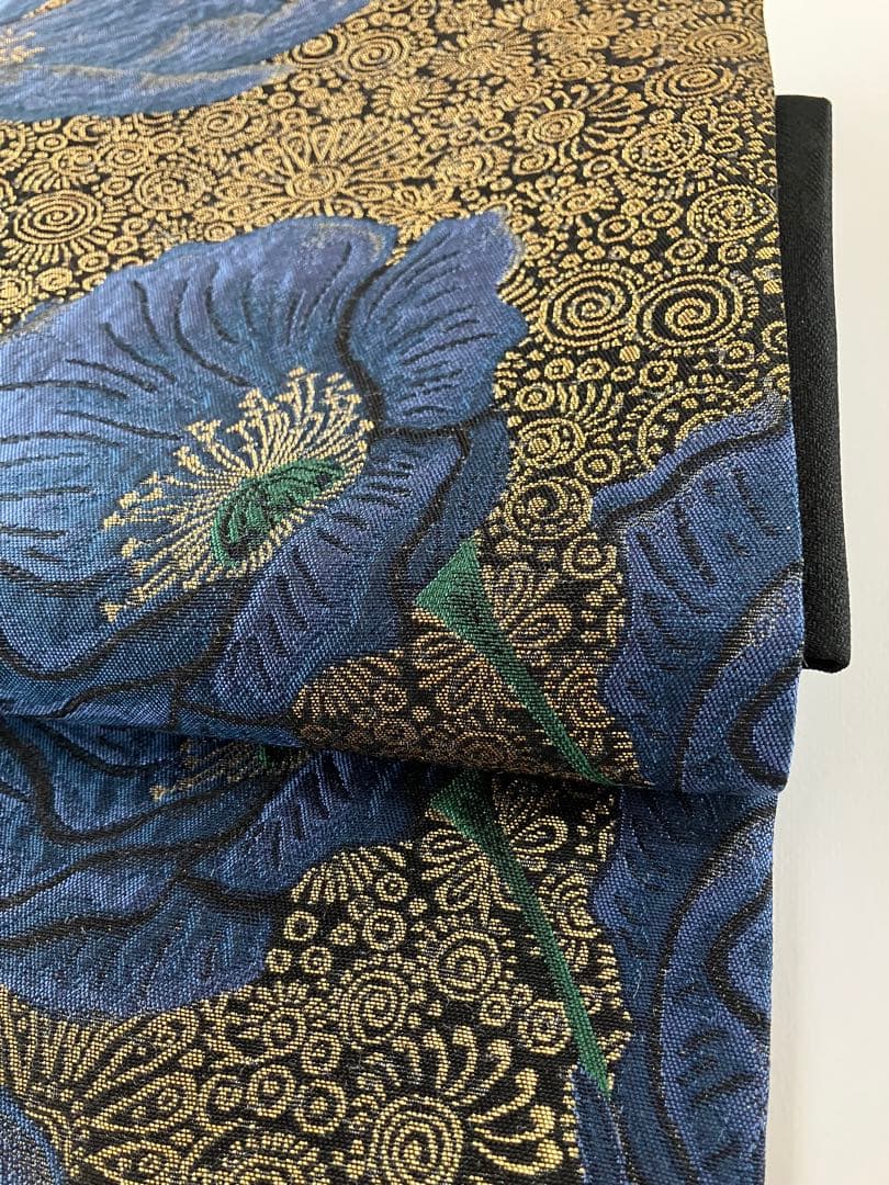 お仕立て上がり名古屋帯　新品未使用品　正絹　西陣織　No.354