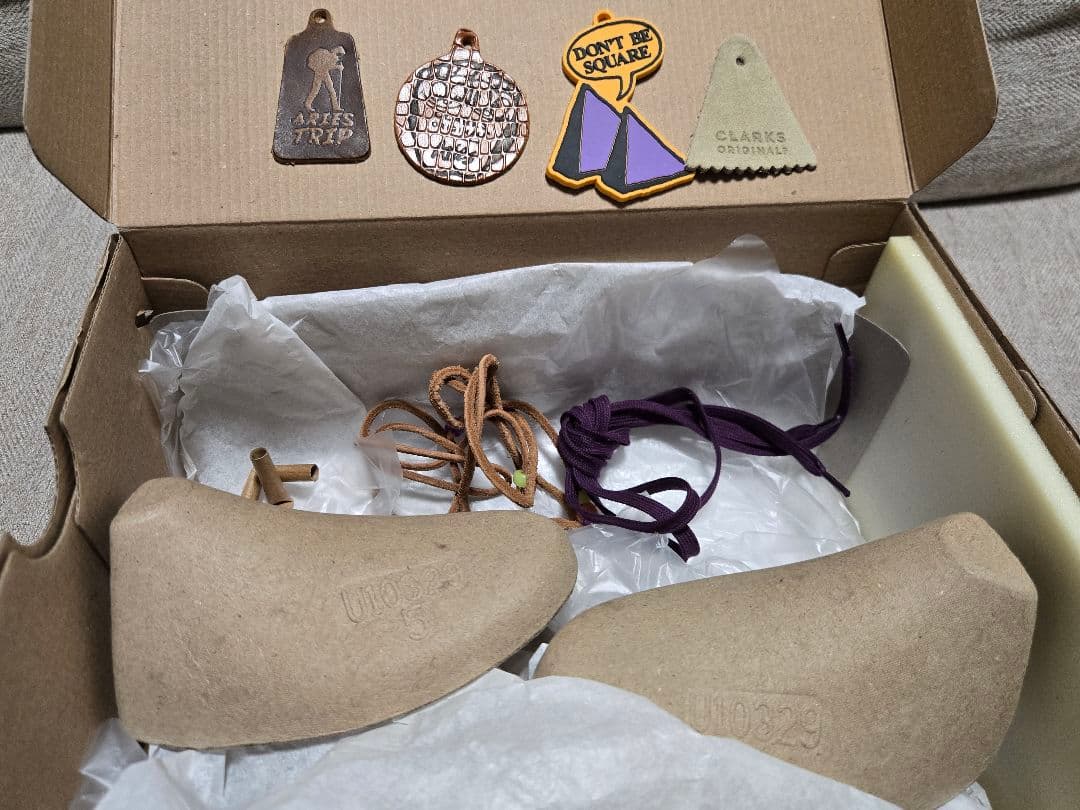 靴 Clarks Wallabee. Maple Combi MAPLE