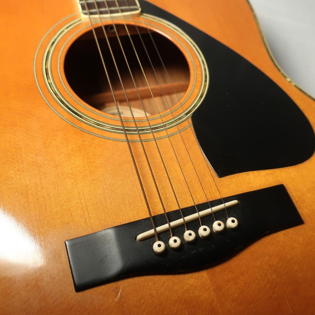 弦交換YAMAHA FG-735 ギター ヤマハ純正ハードケース付 バードインレ