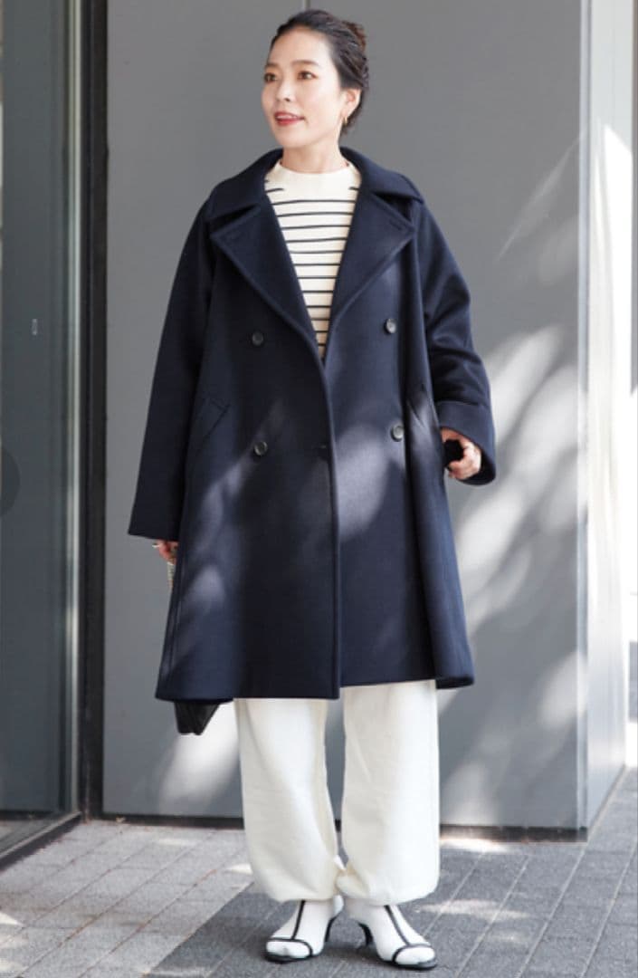 B.C STOCK Simplicite Wビーバーテントライントレンチコート