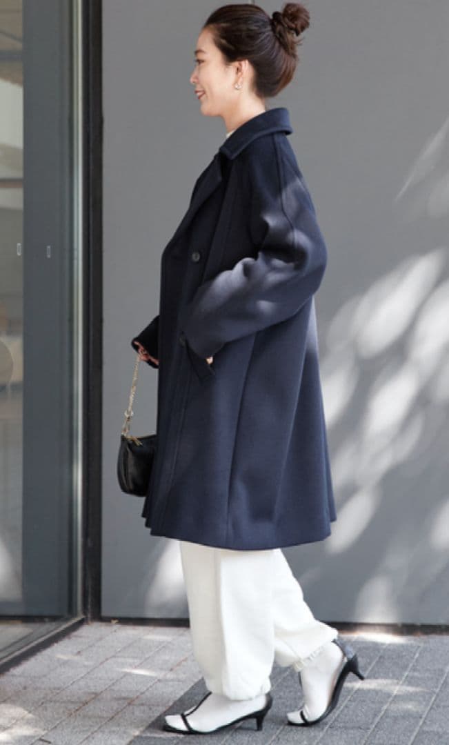 B.C STOCK Simplicite Wビーバーテントライントレンチコート