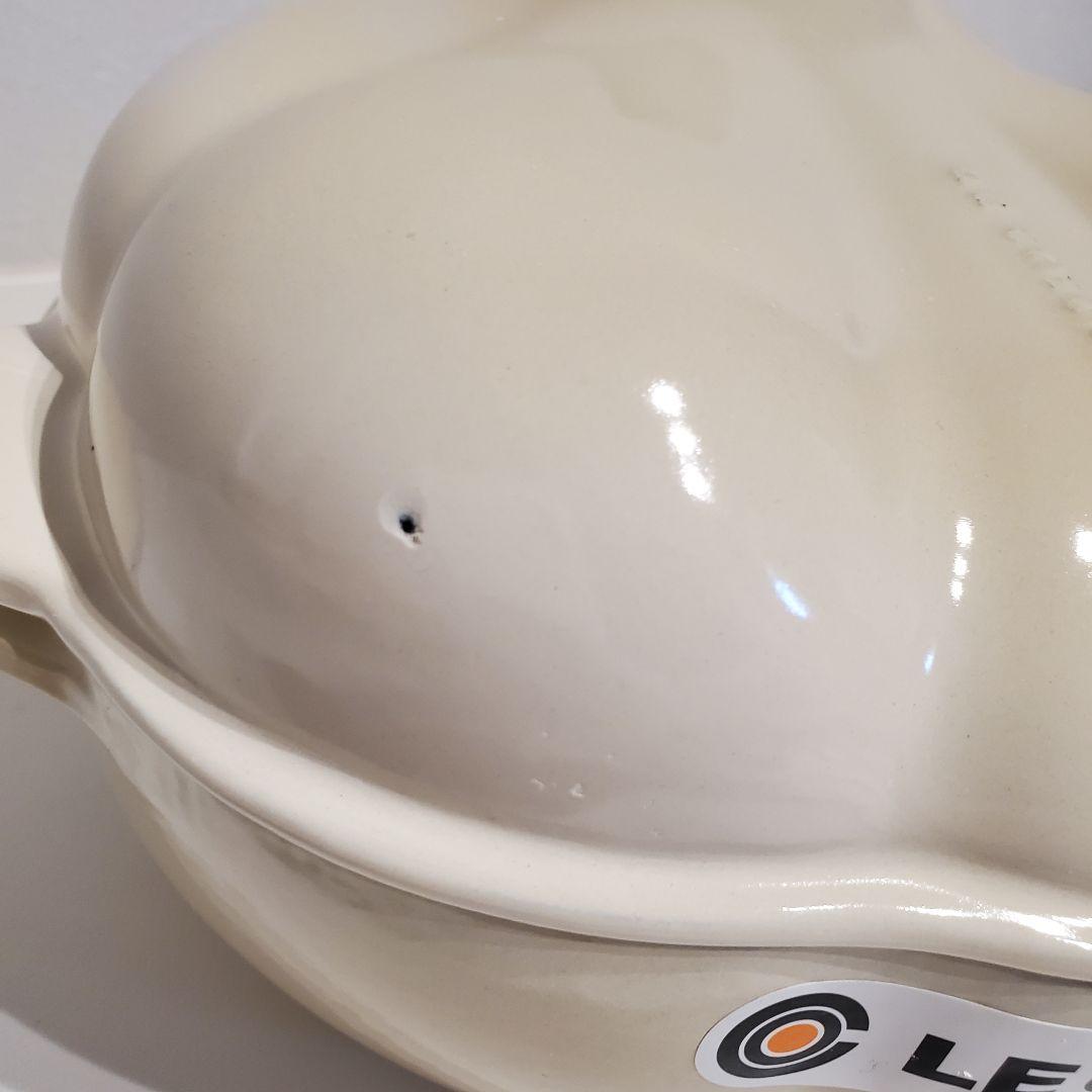 ルクルーゼ ガーリック にんにく 鍋 ココット ベジタブル 廃盤品