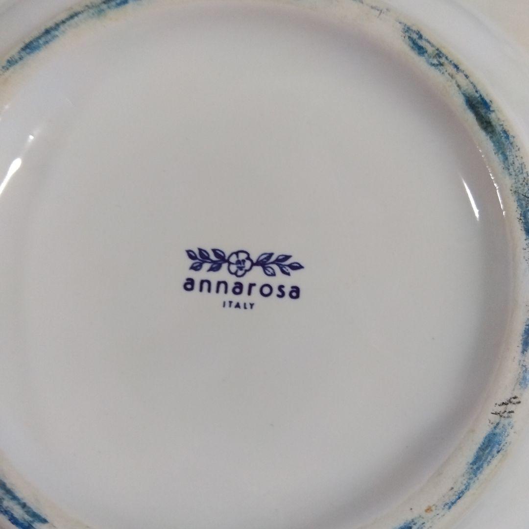 annarosa イタリア花柄陶器保存容器2個　ビンテージとスプーン3本セット