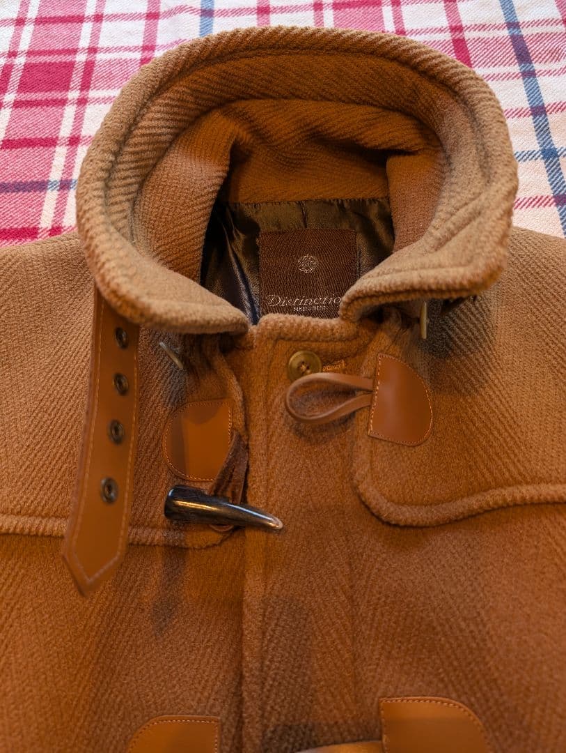 ディスティンクションメンズビギ　ダッフルコート　キャメル　イタリア製素材　日本製