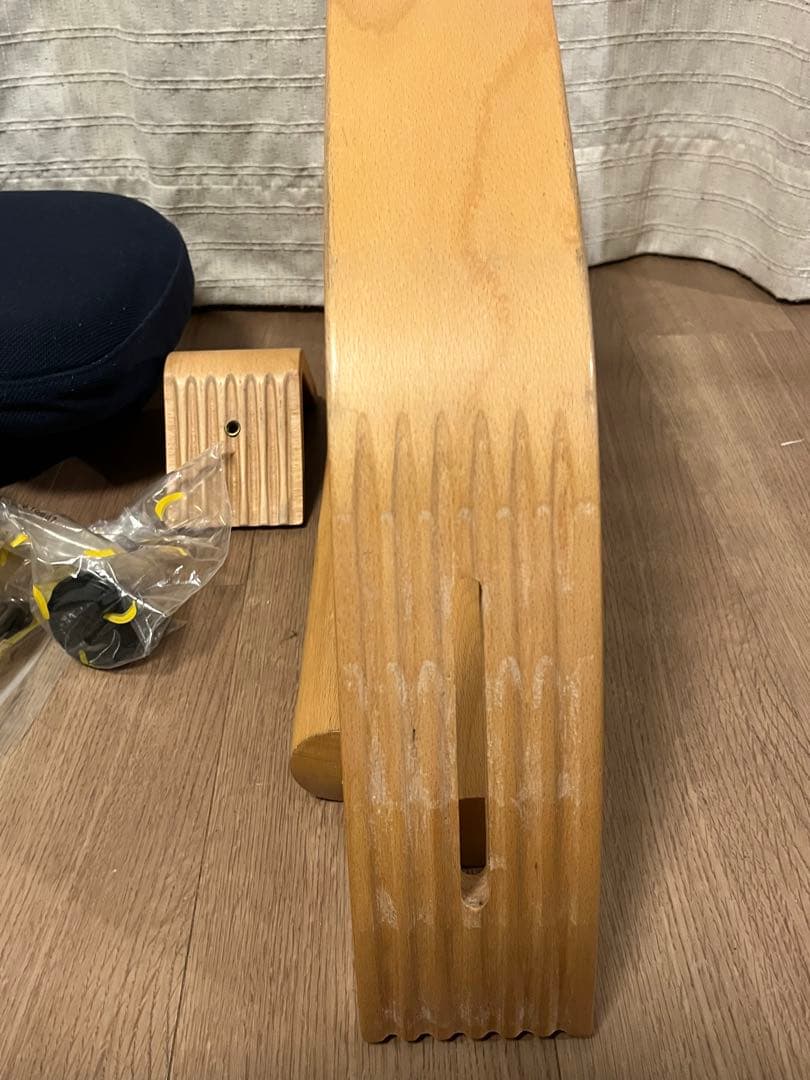 【純正カバー付き】ネイビー バランスチェア　バランスイージー　ショートフレーム