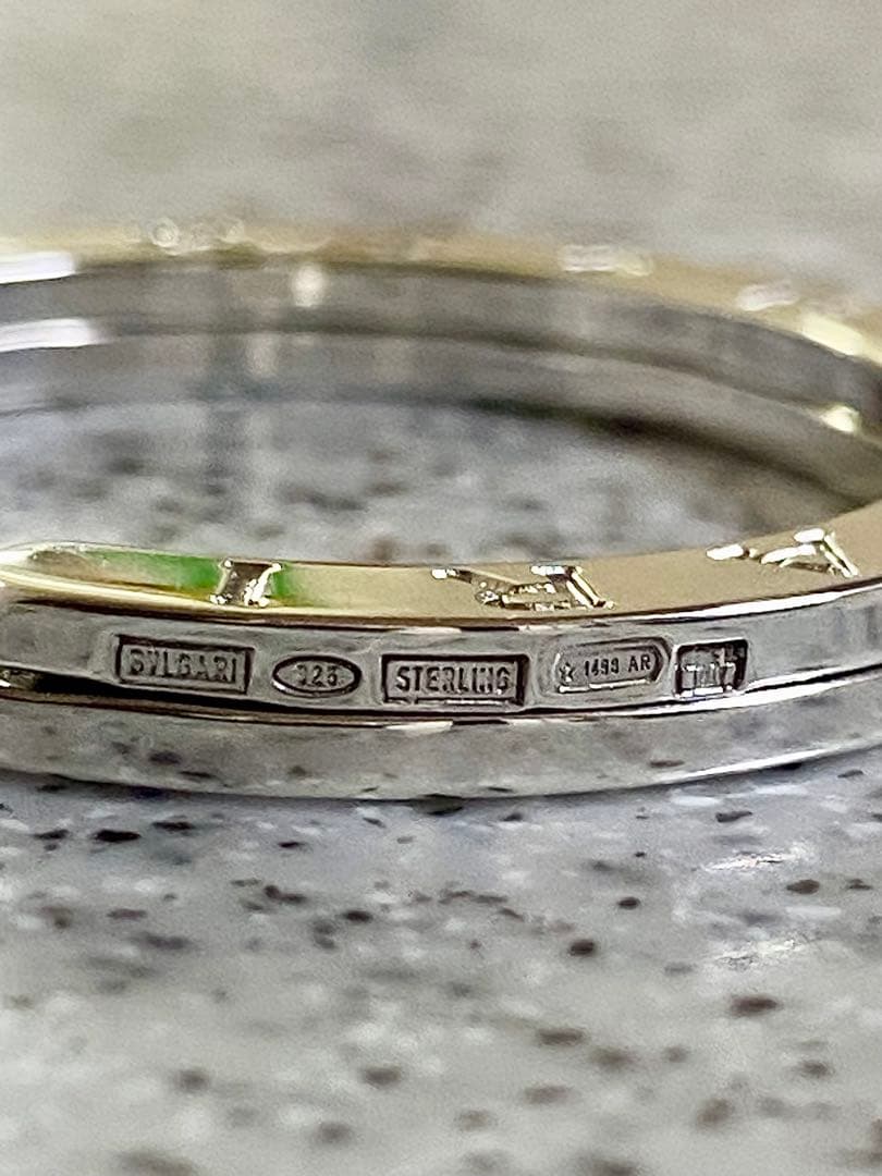 【新品】BVLGARI ブルガリ キーリング シルバー925 ロゴ刻印