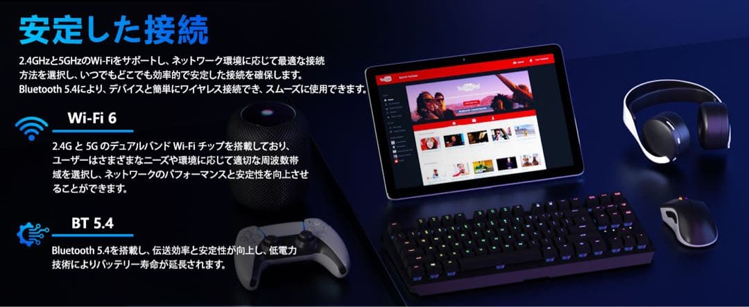 タブレット 10インチ Android 14 12GB+128GB+2TB拡張