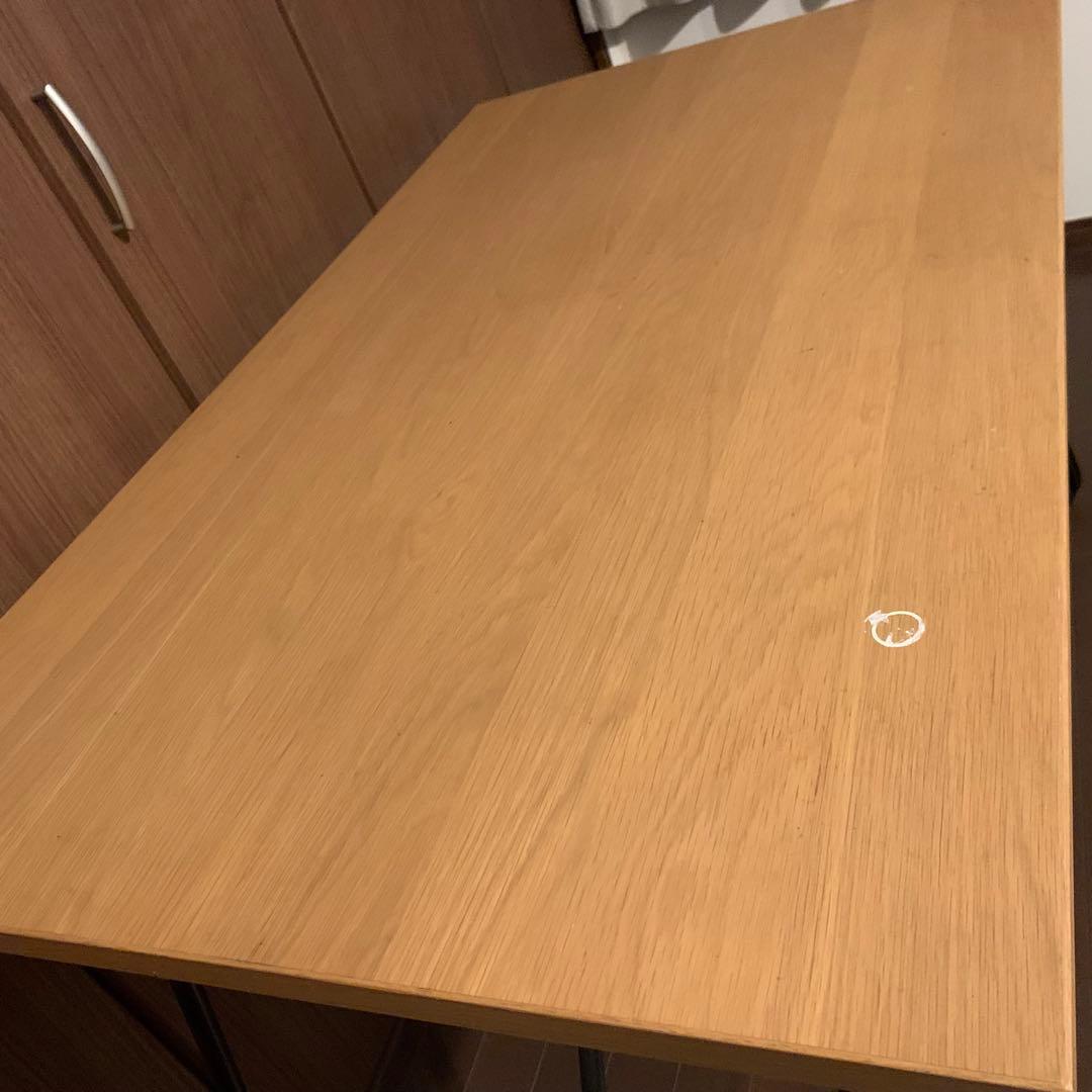 無印良品　オーク材折り畳みテーブル　120cm x 70cm