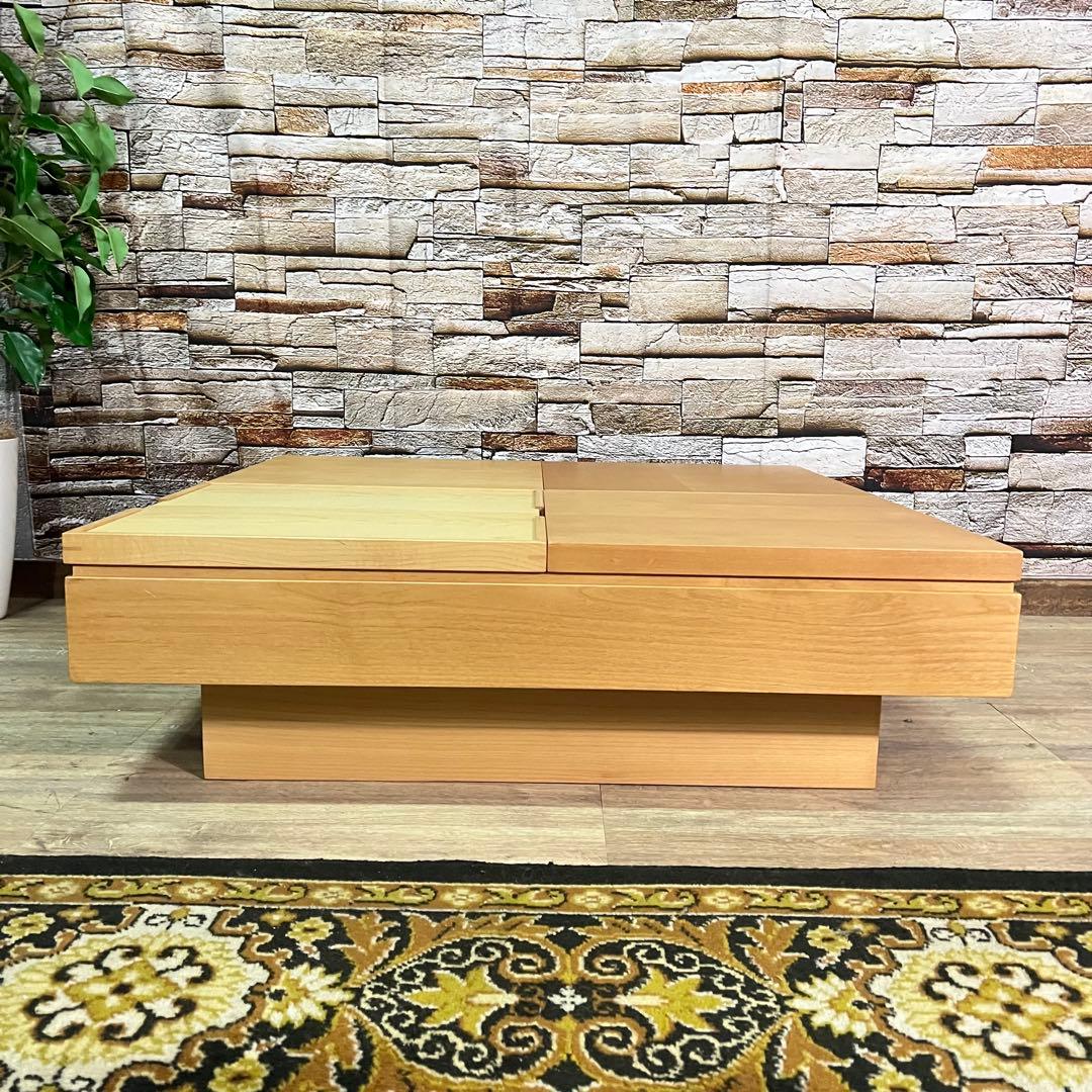 ꧁日進木工꧂妙 （Tae）シリーズ スクエアテーブル センター リビング ロー