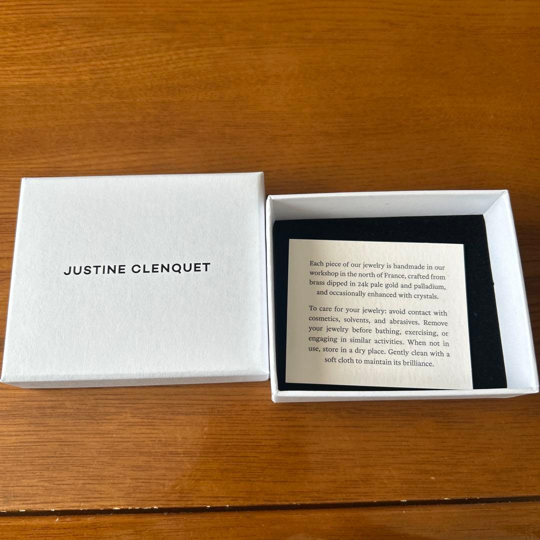 JUSTINE CLENQUET シルバーフープピアス あおば君着用