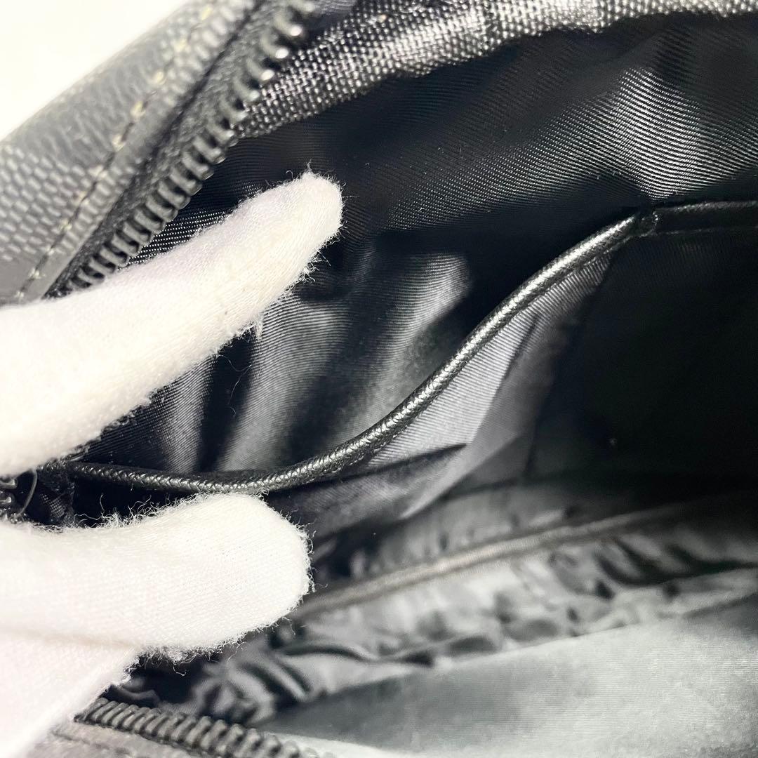 コーチ シグネチャー ショルダーバッグ ロゴ 大容量 多機能 PVC 斜めがけ