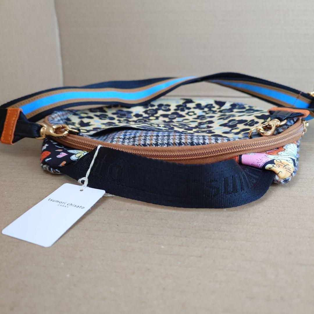 S未使用紙タグ付き ツモリチサト 2way スリムショルダーバッグ