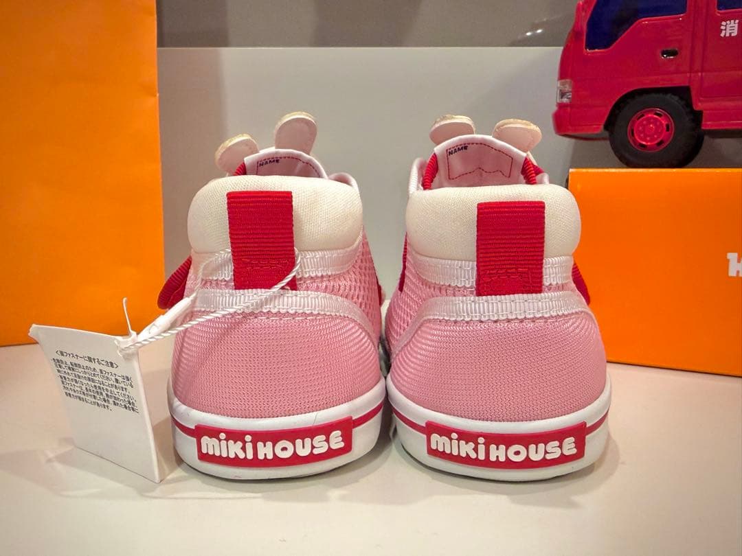 ミキハウススニーカー17HOT BISCUITSスニーカー　兎　キッズスニーカー