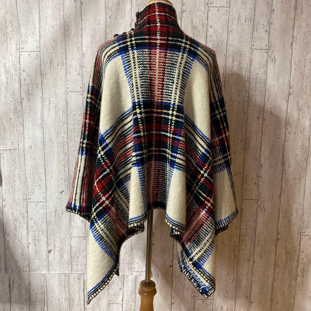 RALPH LAUREN ラルフローレン カシミア ウールケープコート ポンチョ