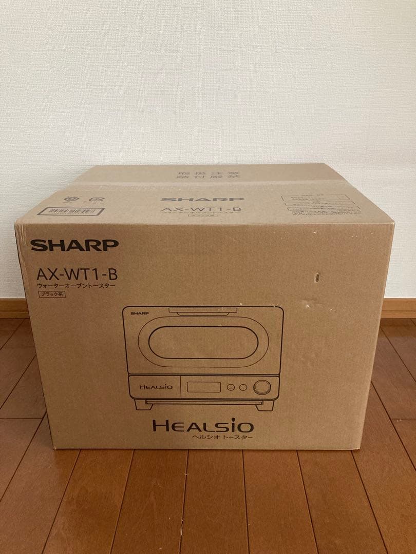 週末値下ー未使用ーSHARP AX-WT1-B ヘルシオウォータートースター