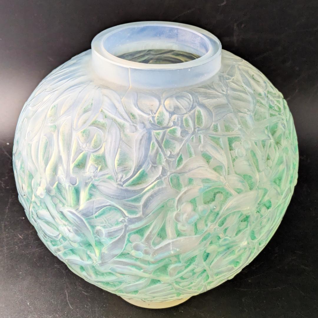 マッチー　希少なルネ期の作品です ラリック GUI 花瓶1921年 アール