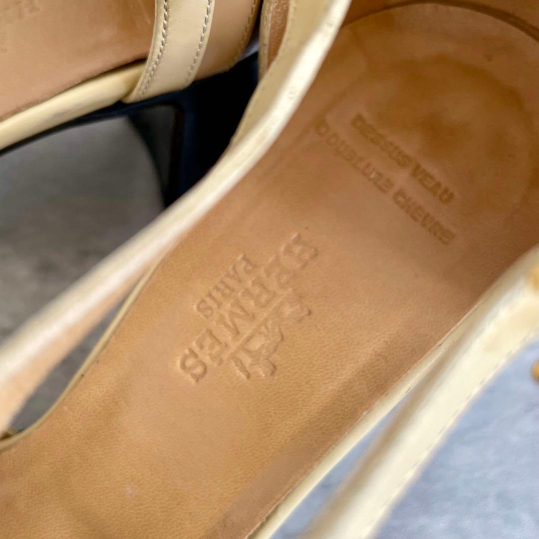 エルメス アンサン サンダル ヒール マルチカラー 36サイズ