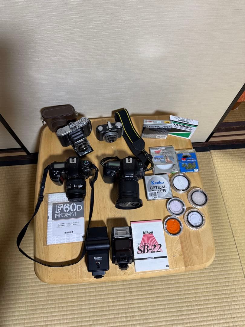 Nikon F60D フィルムカメラ Tamronレンズ SB-22