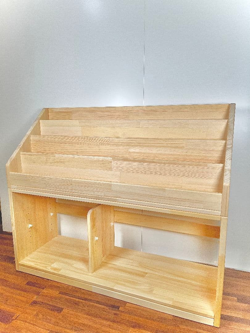 絵本棚　上下取り外しタイプ　60日発送