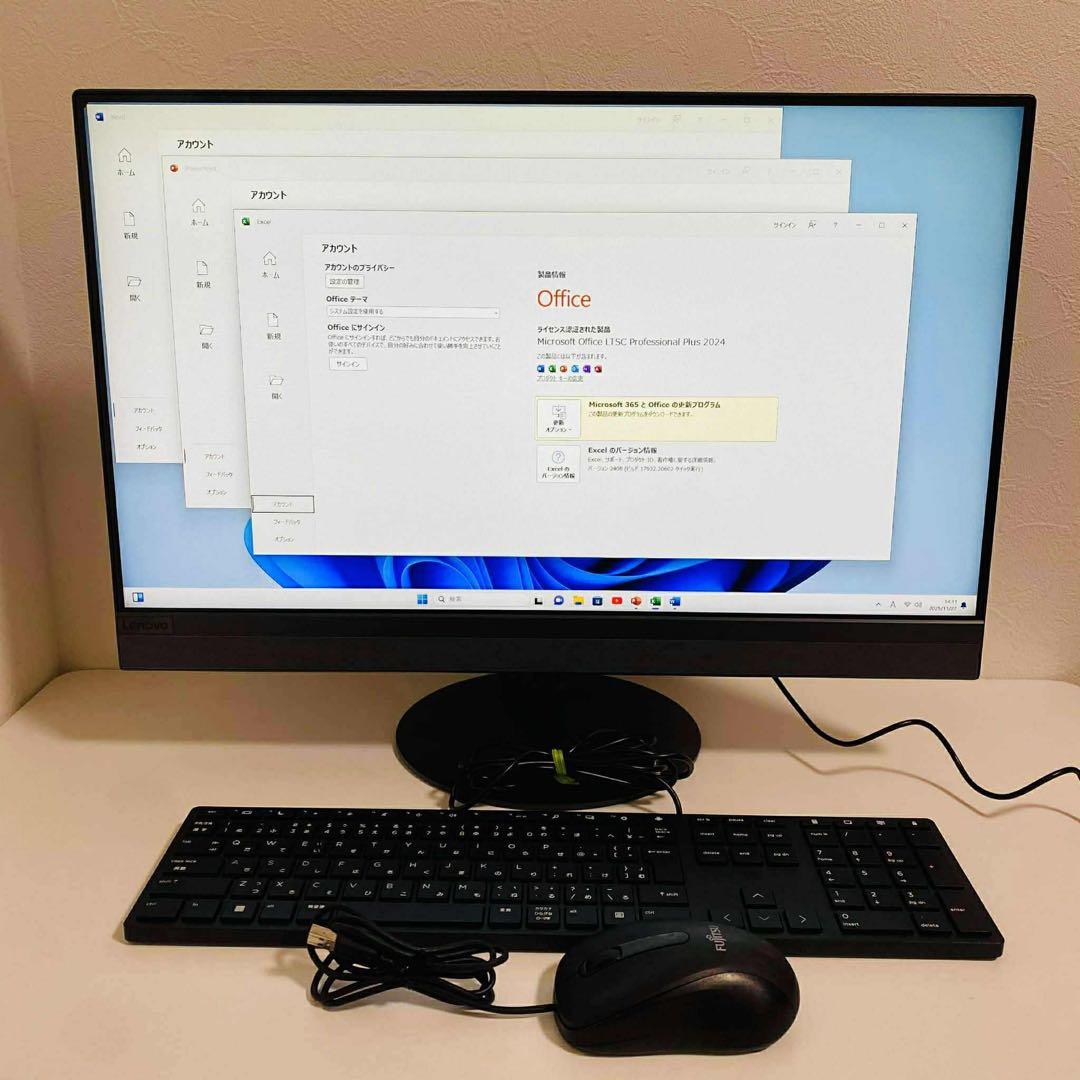 Y957 LENOVOデスクトップ1TB大容量 Windows11オフィス付き