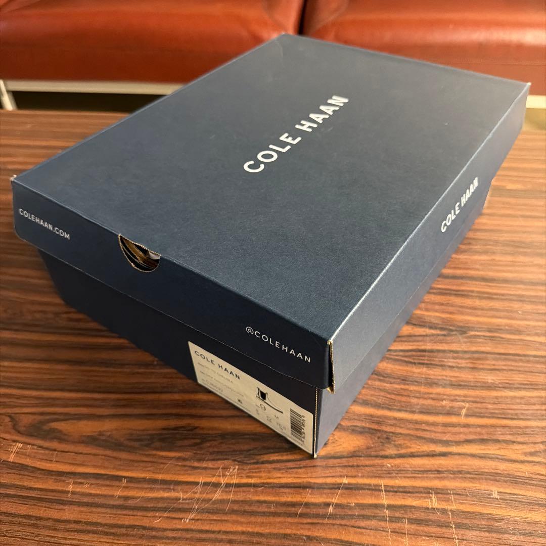 COLE HAAN ダークブラウン サイドゴアブーツ