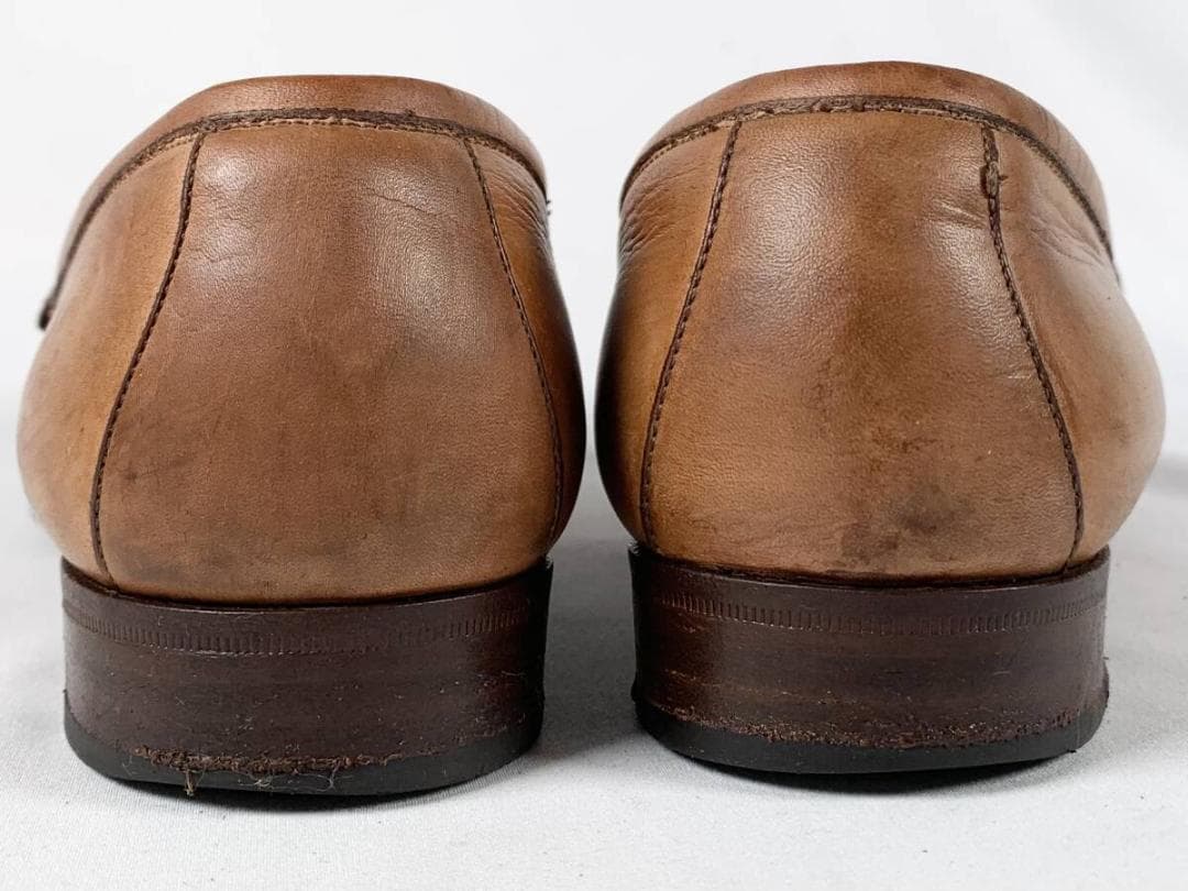 【正規】美品 グッチ GUCCI レザー ホースビットローファー 37 1/2