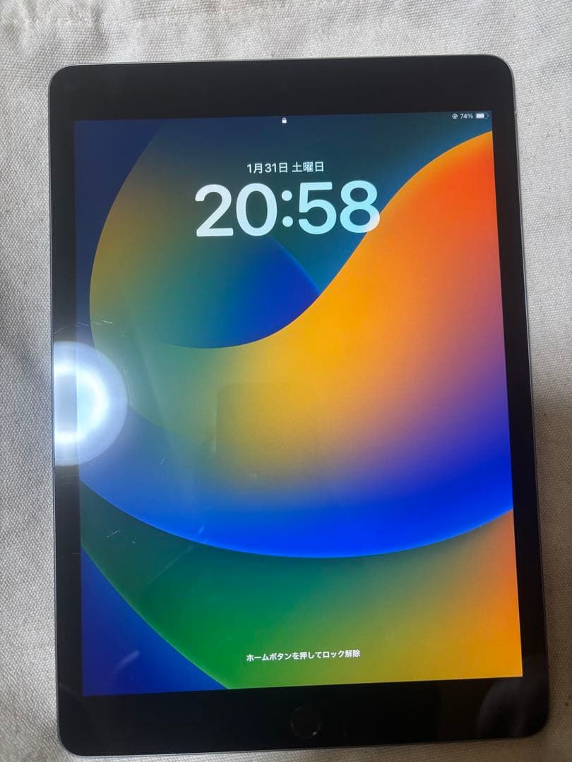 ipad 第9世代 SIMフリー 64GB バッテリー良好95%！