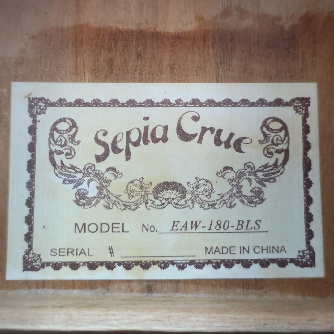 Sepia Crue EAW-180-BLS エレアコ ギター ブルー