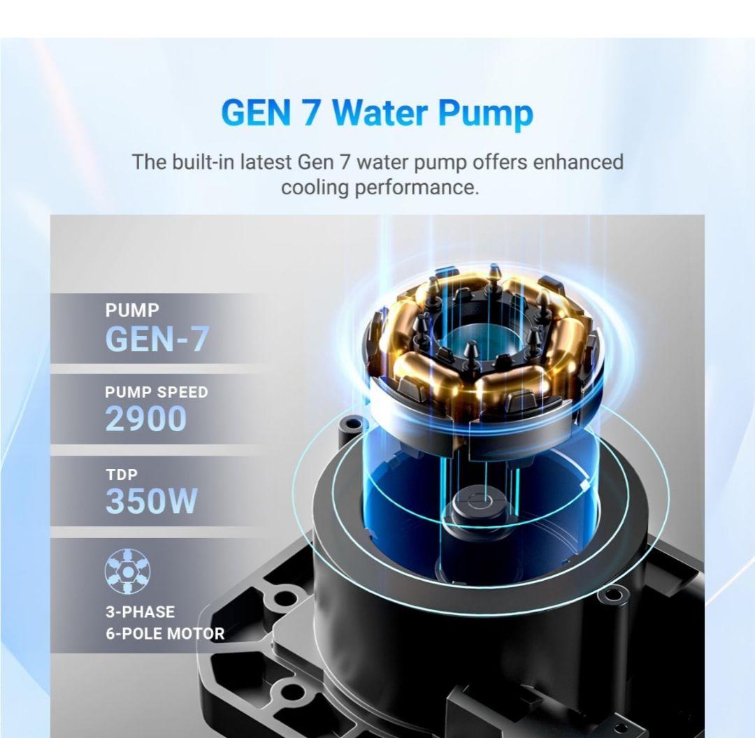 ID-COOLING FX360 INF ホワイト 360mm簡易水冷クーラー