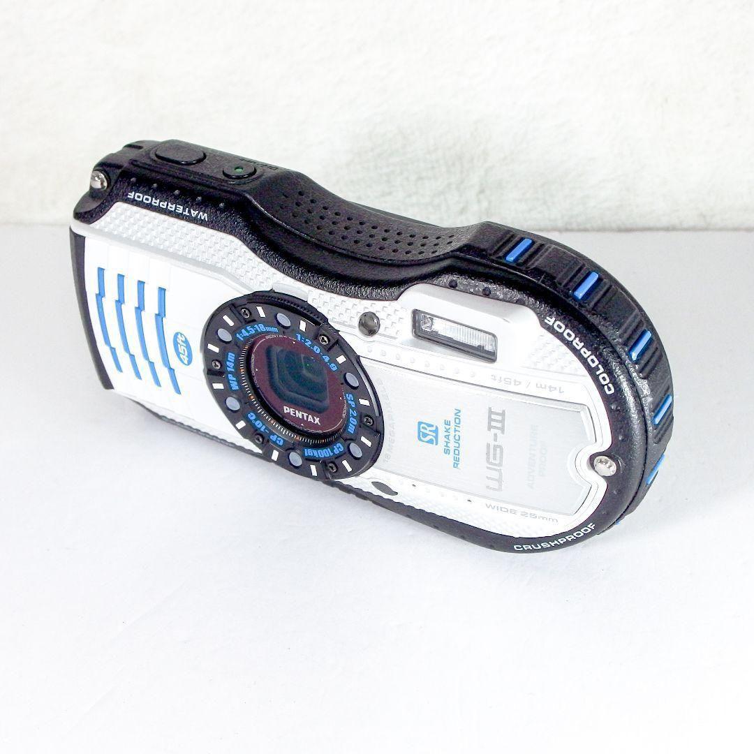 極上 完動 美品 ペンタックス PENTAX WG-3 ストラップ 社外充電器付