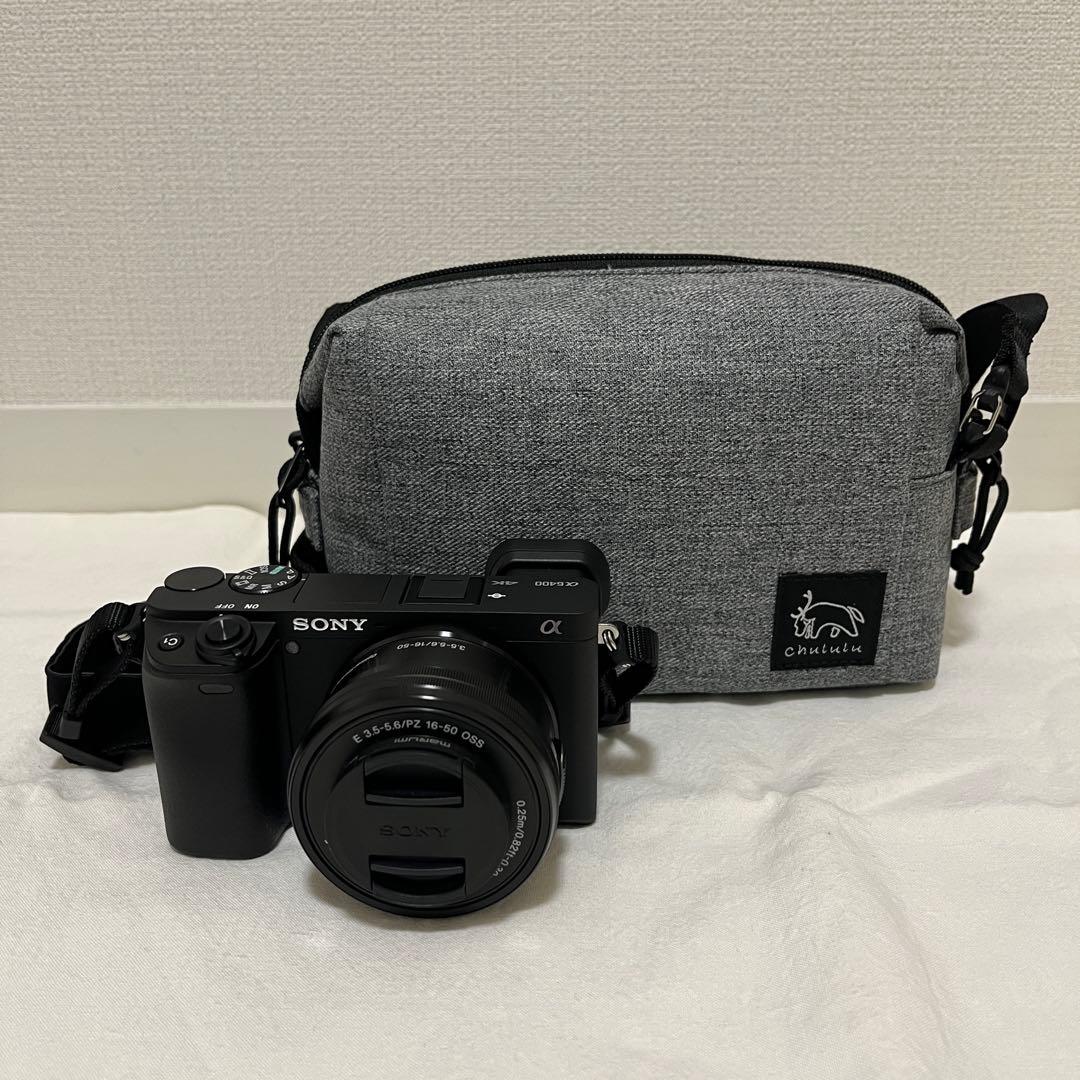 【美品】SONY α6400 （レンズ・ケース・バッグ付き）