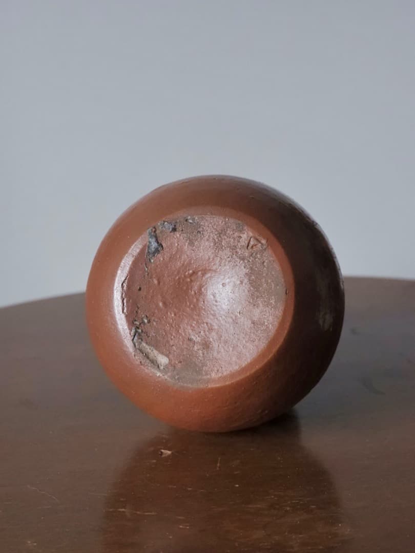 江戸期　瓢形德利　酒道具　華道具　花瓶　箱付　古道具　Q2349