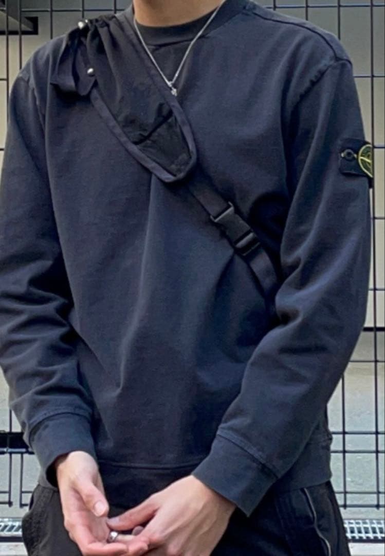 Stone  スウェット　black