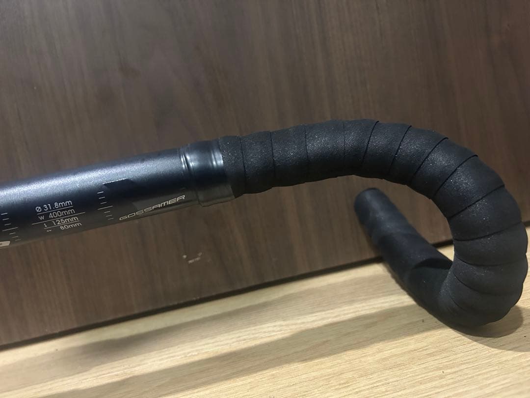 【FSAハンドル未使用】leader完成車外し品［GOSSAMER］バーテープ付