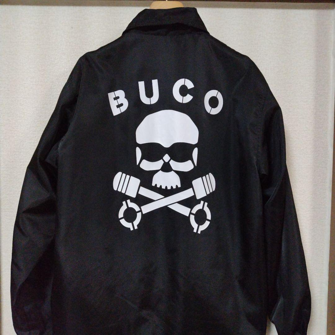 ア*ん様 リアルマッコイズBUCO コーチジャケット S　スカルピストン　ブラッ