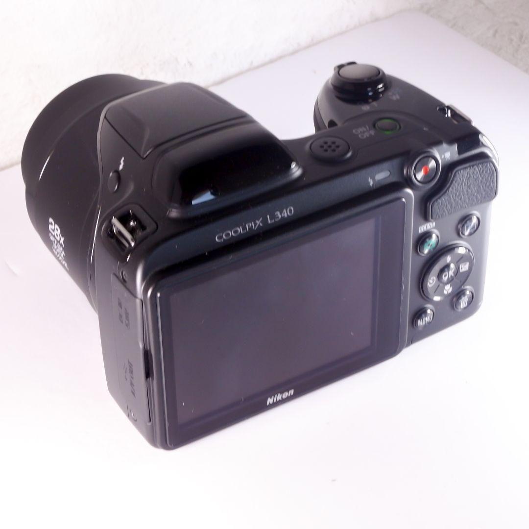 極上完動美品 Nikon ニコン COOLPIX L340 専用ストラップ 説明