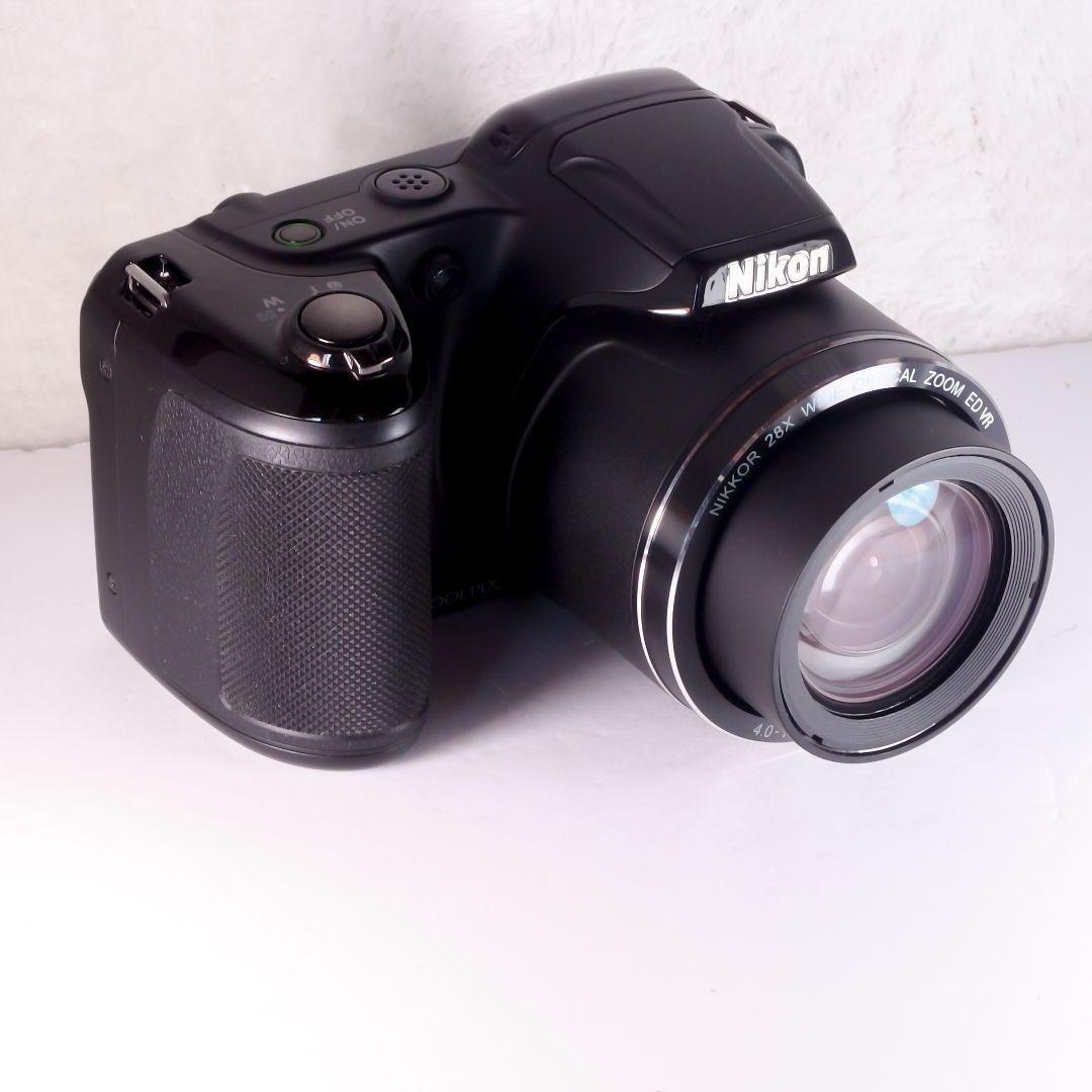 極上完動美品 Nikon ニコン COOLPIX L340 専用ストラップ 説明