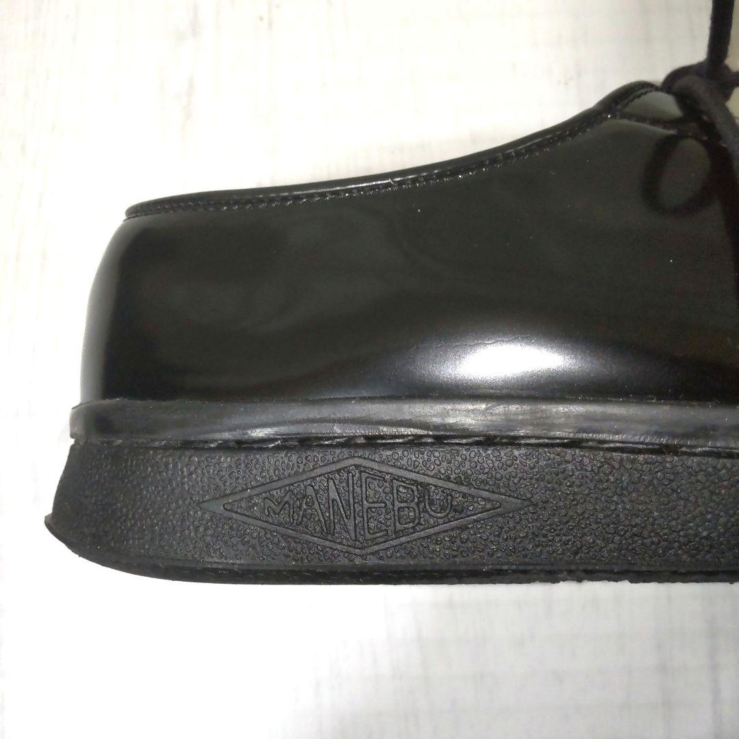 美品✨MANEBU/HIHIN/FACE SKIN/レースアップレザーシューズ