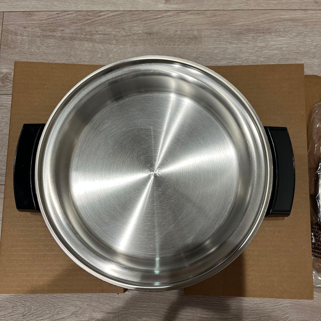 【新品】ロイヤルクイーン　電気フライパン鍋　電気鍋　LIQUID CORE