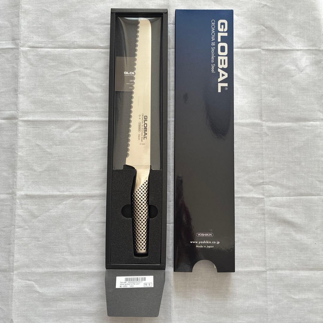 GLOBAL グローバル　パン切りナイフ 22cm G-9【新品・未使用】