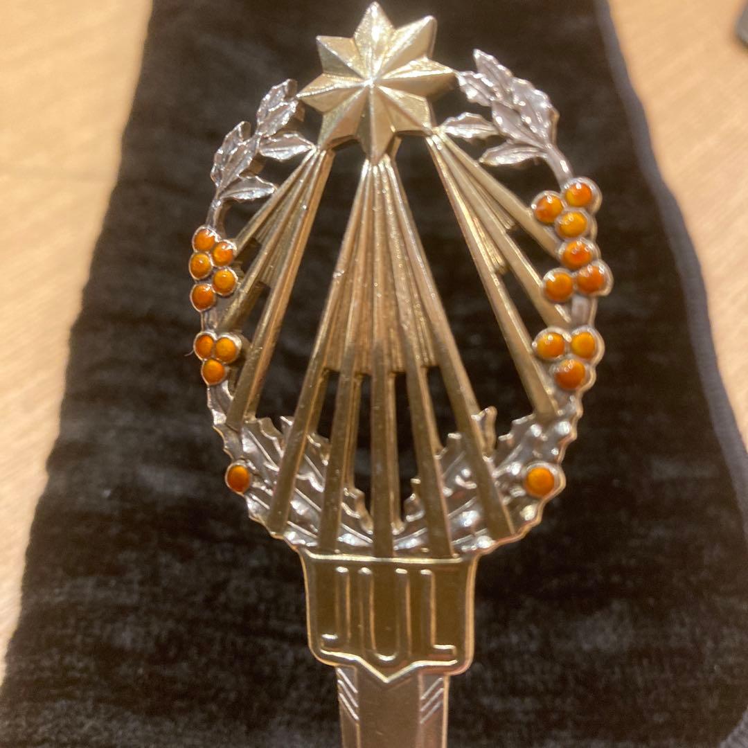 デンマーク　クリスマスMichelsen スターリングシルバー　スプーン