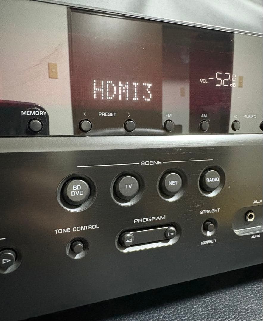 【通電確認済み】YAMAHA AVレシーバー　RX-v481