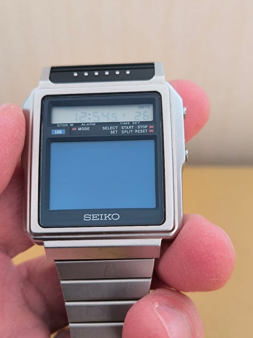 【ジャンク・希少】セイコー「テレビウオッチ」（DAX002 T001-5010）