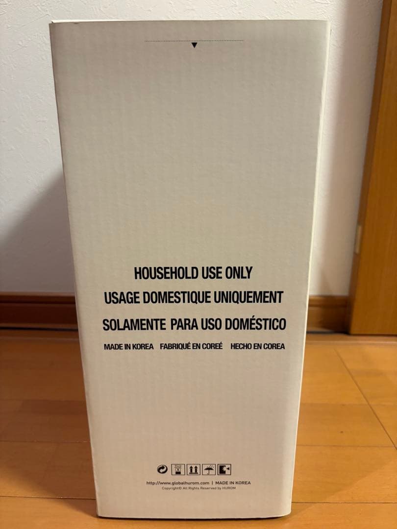 [新品・未開封]HUROM スロージューサー H310A BLACK