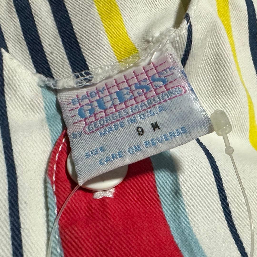 guess ストライプロンパース　9M ヴィンテージ　古着