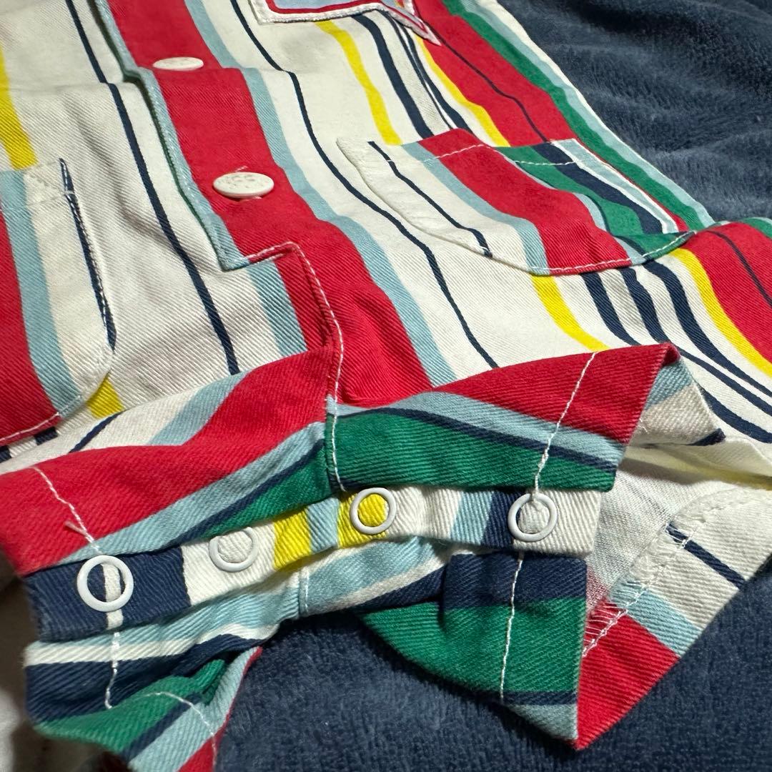 guess ストライプロンパース　9M ヴィンテージ　古着