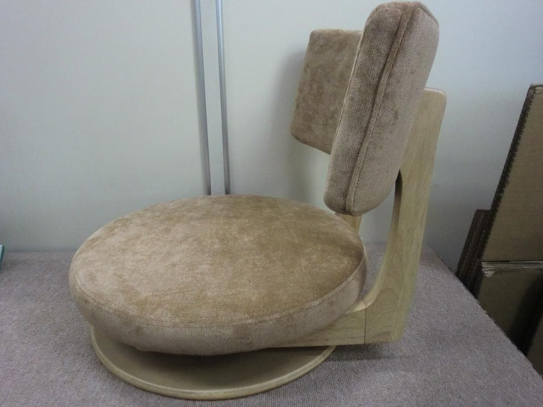 【未使用保管品】光製作所 回転式座椅子『ZA-ルオラ ラウンド』ZA1148