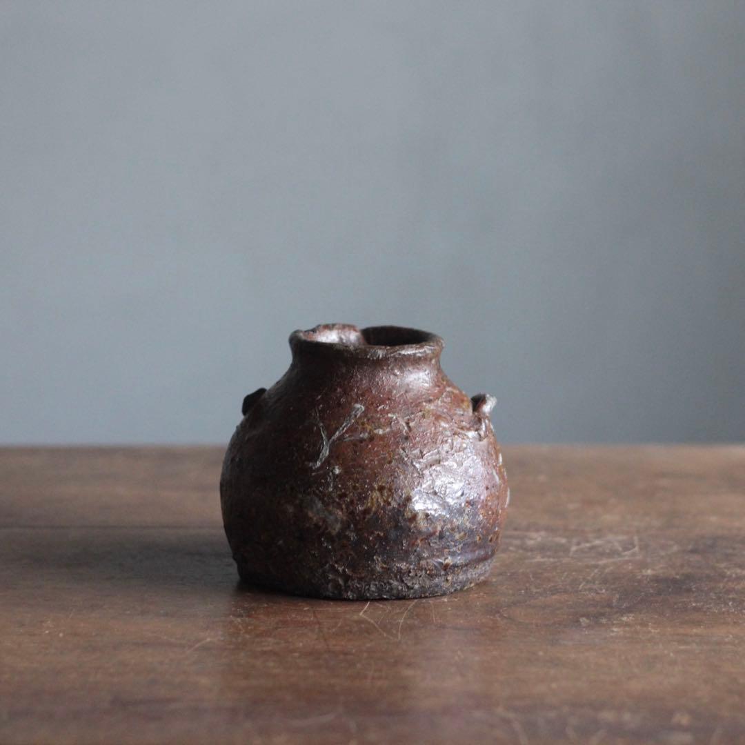 越前焼 お歯黒壺 壺 花器 古美術 古道具 アンティーク