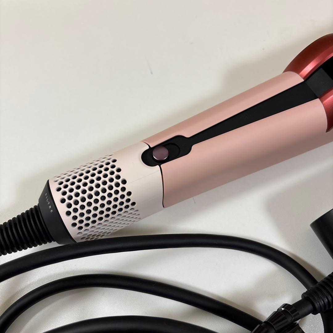 美品 ダイソン HT01 ヘアストレイトナー ピンク